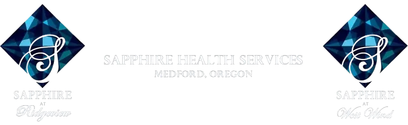 Sapphire At Ridgeview White Logo